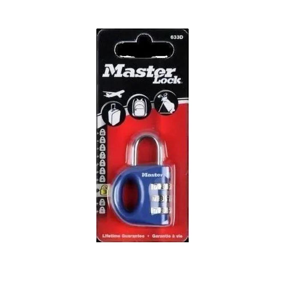 Kłódka Master Lock 633D Szyfrowa 3-cyfrowa Wytrzymały cynk