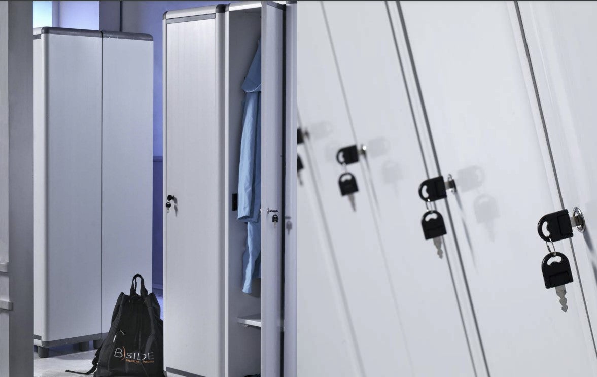 Dressing à double nettoyage Easy L 59 x P 40 x H 175 cm gris clair - 5