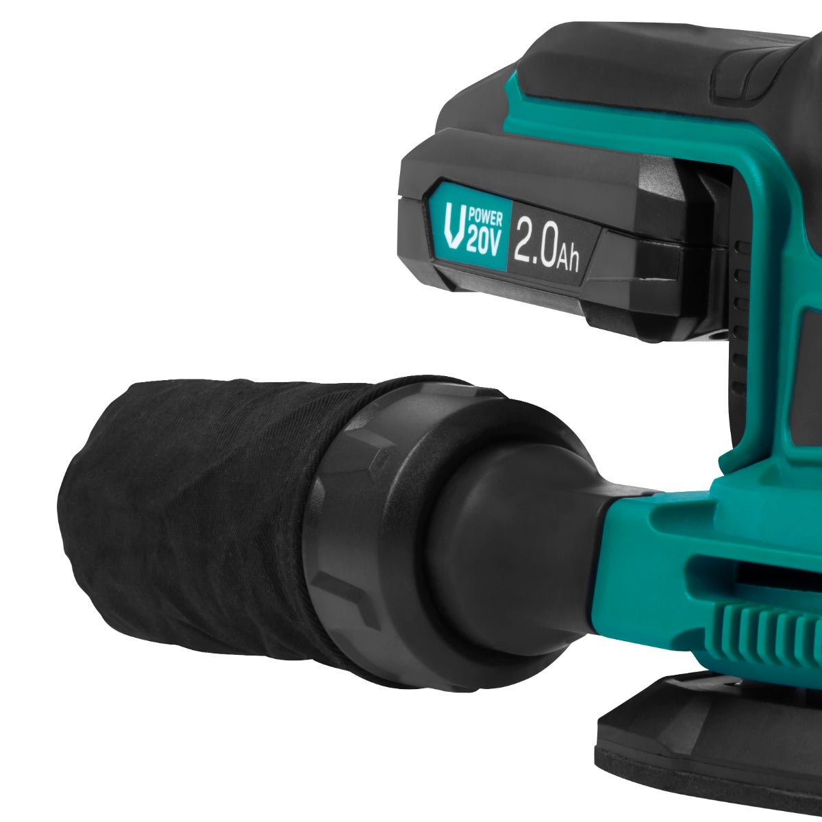 Ponceuse delta multifonction VONROC sans fil 20V – 6 feuilles abrasives, 2 batteries 2.0Ah et chargeur inclus - 4