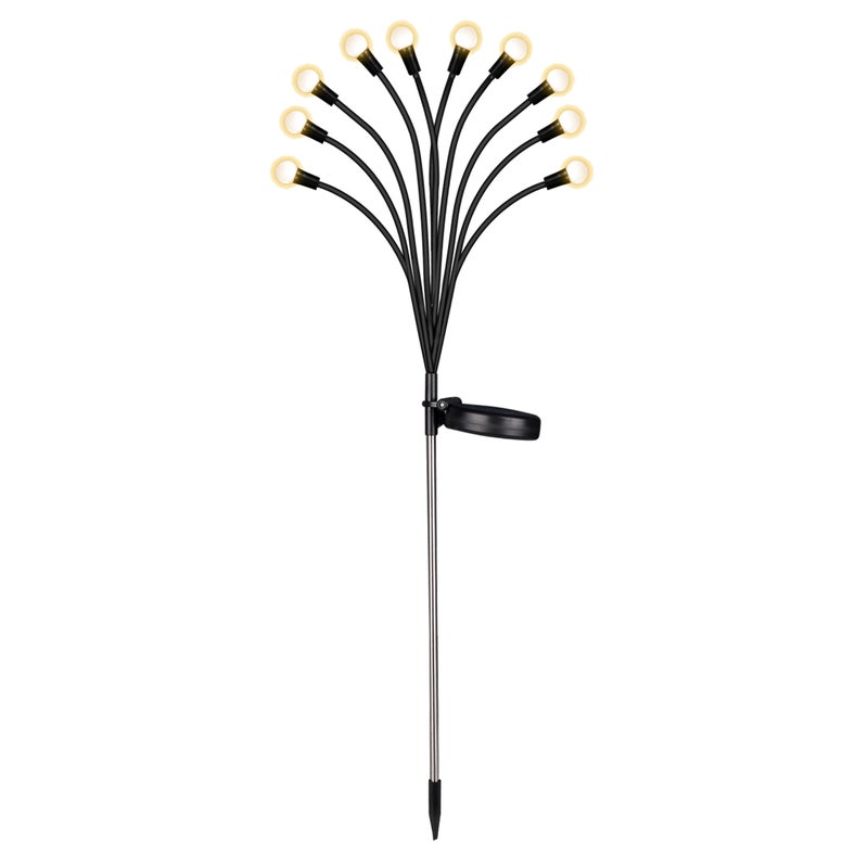 Lampa solarna 10x LED ogrodowa wbijana 73cm 3000K IP44 MasterLED