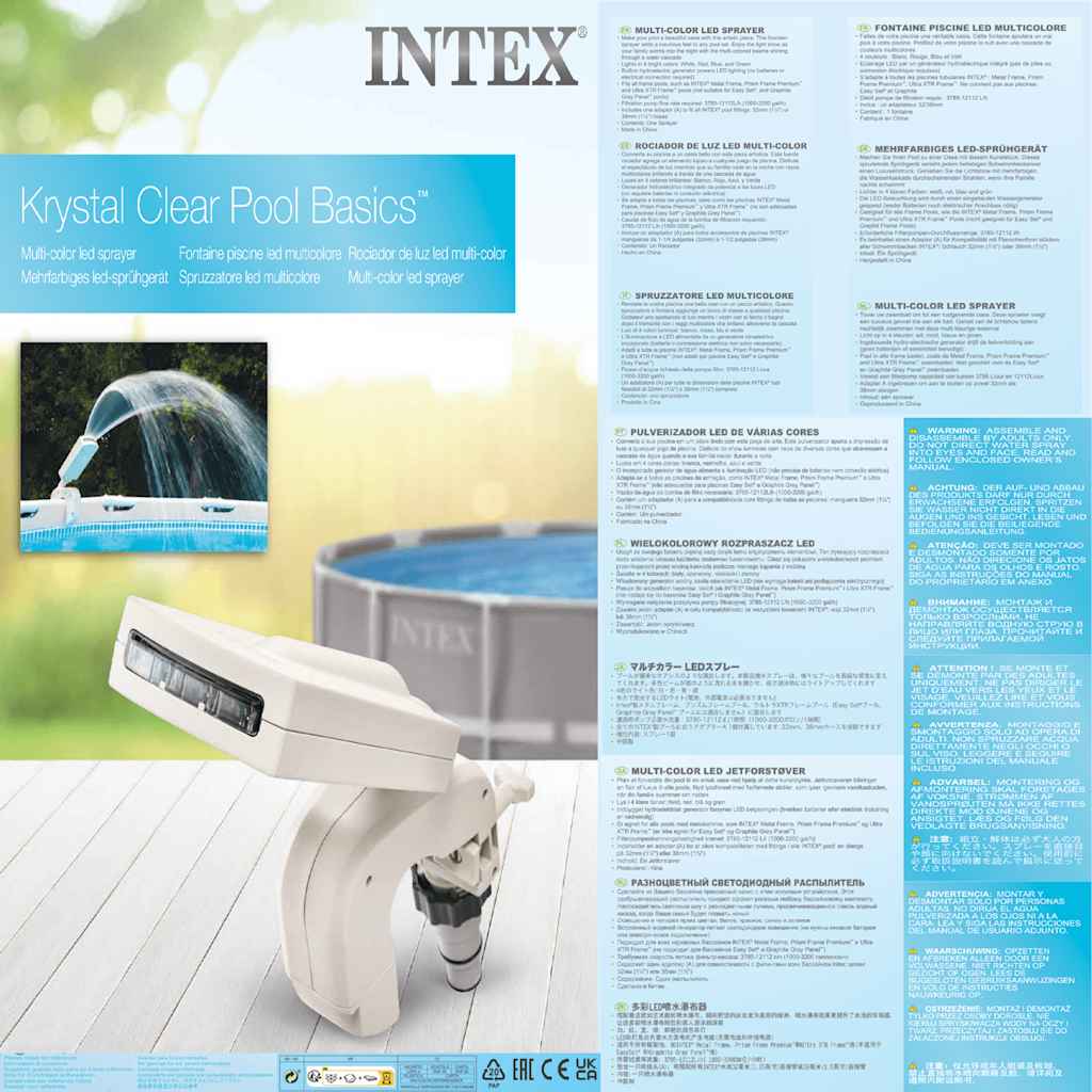 Projecteur de piscine à LED PP 28089 INTEX - 7