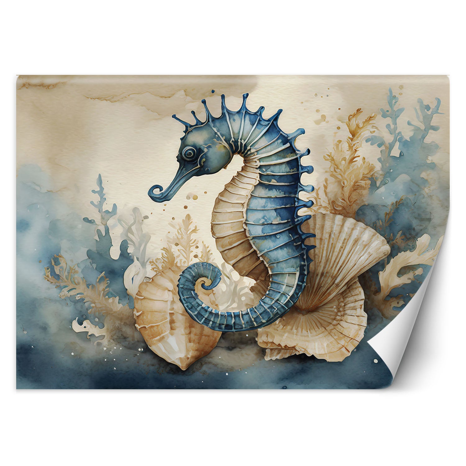 Fototapeta, Konik morski niebieski 300x210