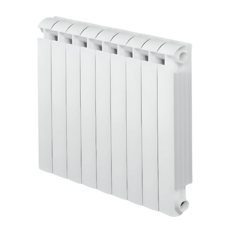 Radiateur fonte alu 1458W chauffage central 9 éléments KLASS 800 blanc ...