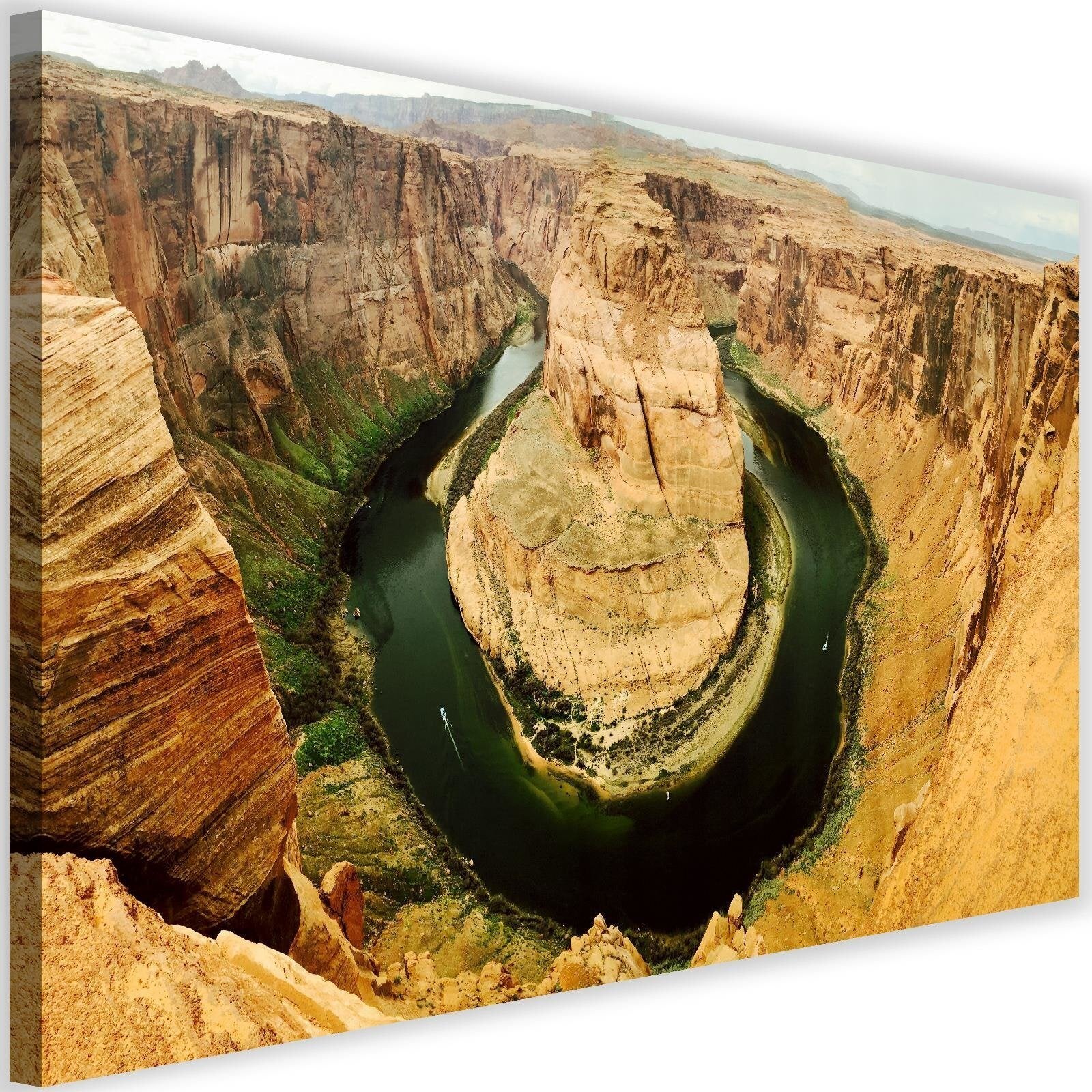 Tableau Déco Moderne Grand Canyon Sur Verre - 100x50 Cm - Tulup - Impression Paysage - Neuf