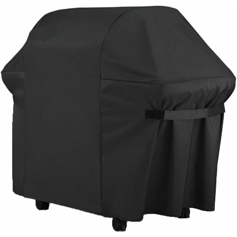 Pokrowiec na Grill - Tkanina Oxford 600D Plachta Ochronna na BBQ Pokrywa Grilla Odporna na UV/Wodę/Wilgoć (132x66x109cm)