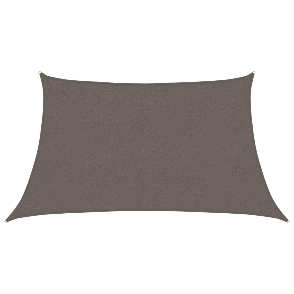 Maison Exclusive - Vela Parasole 160 g/m² Antracite 3/4x2 m in HDPE - 2