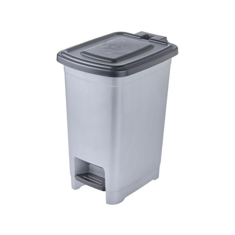 Kosz na śmieci z pedałem Keeeper Olaf 40 l Light silver 1 szt.