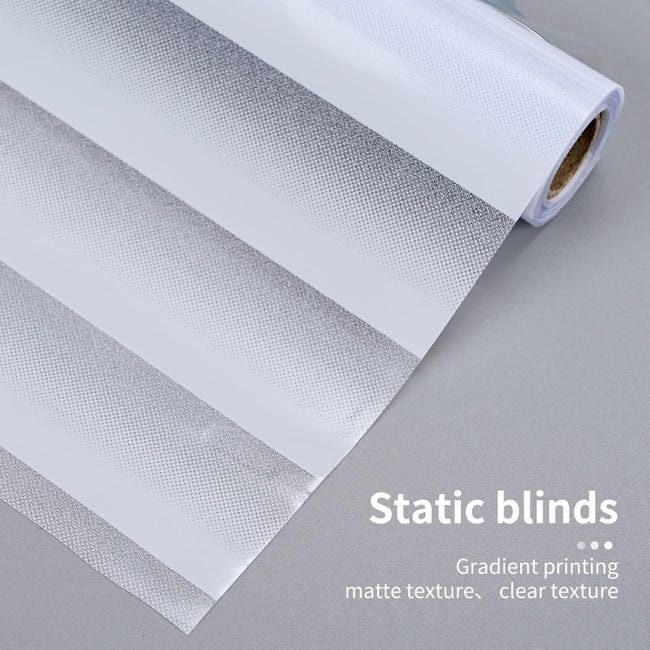 Kina - RAV0031 Pellicole Adesive Per Vetri Rotolo Adesivo Trasparente Misura 60x200 Cm Lavabile Antigraffio Decorazione Box Doccia Finestre Uffici - Foto 3