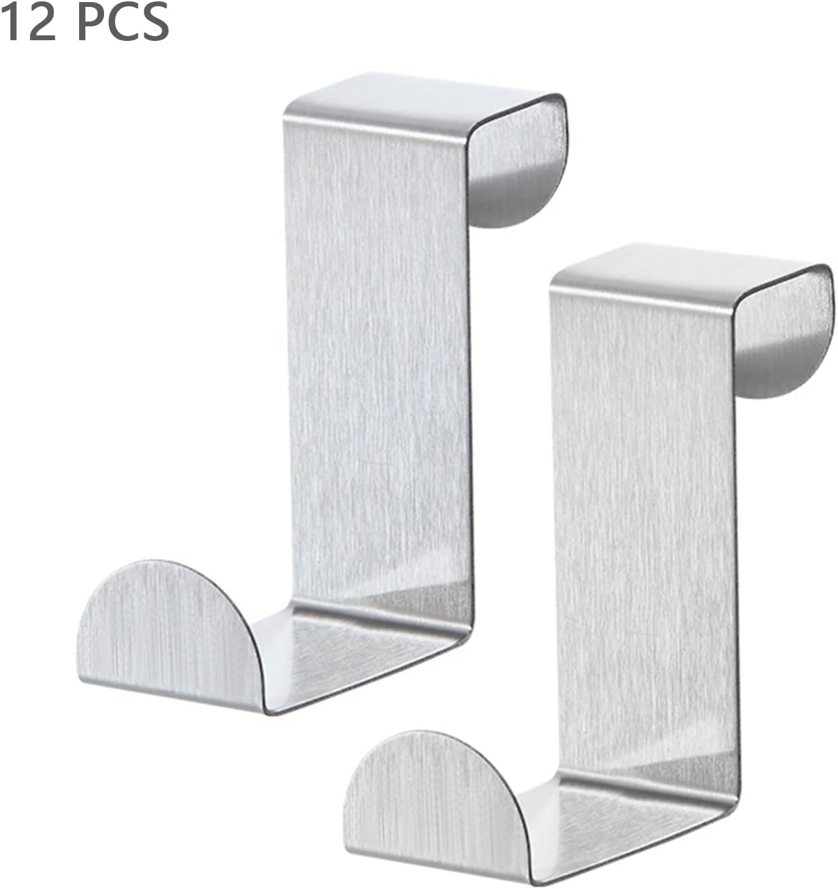 20 Ganci A S Piccoli In Acciaio Inox – Multifunzionali Per Bagno, Cucina, Ufficio, Armadi E Negozio, 6,3x3,2 Cm, Facili Da Montare