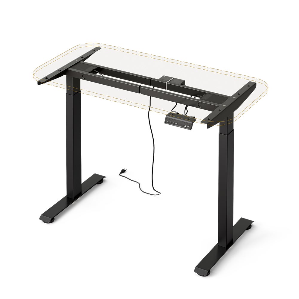 Vicco Nogi do stołu Elevate, Antracyt, 2 silniki