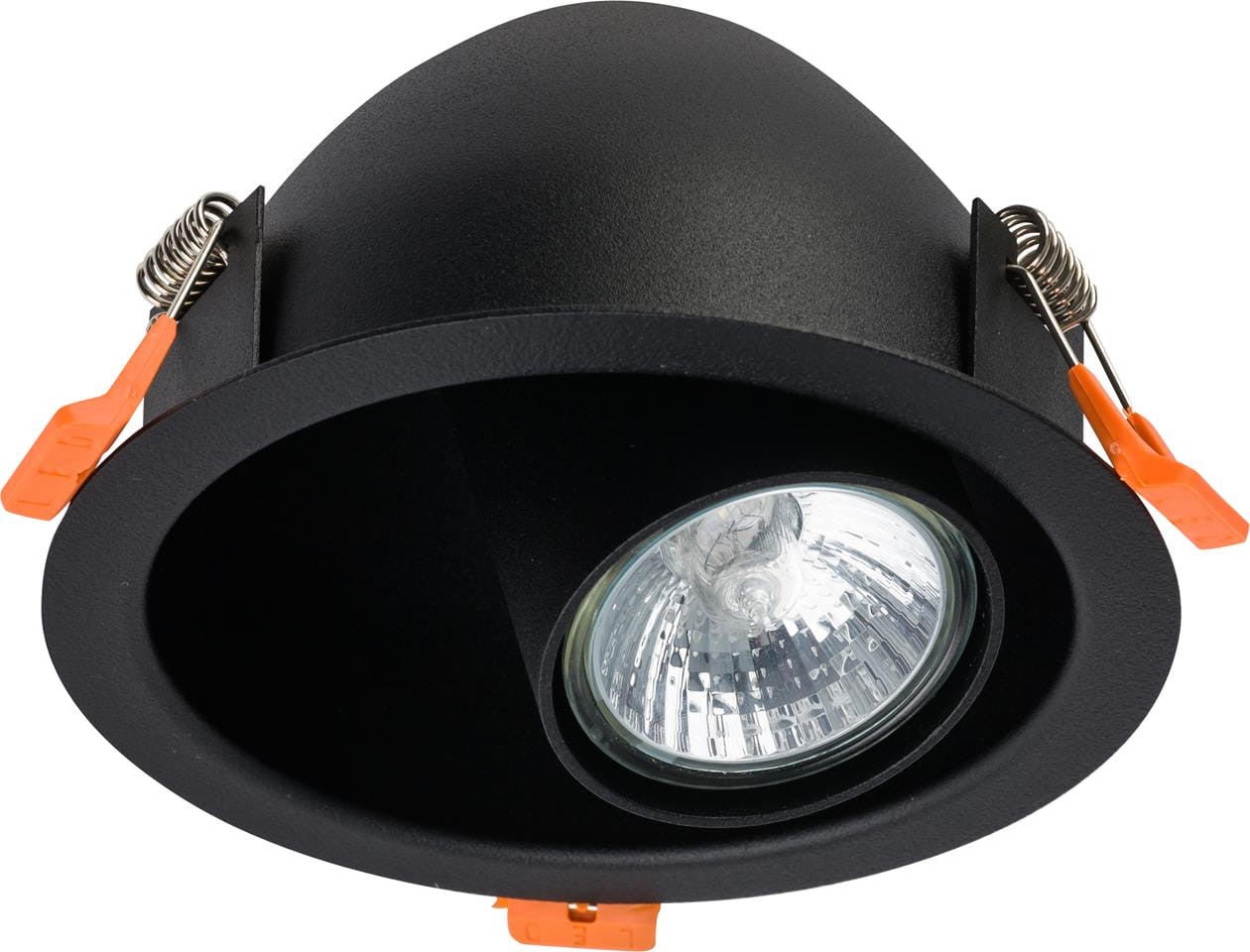 Oprawa sufitowa wpuszczana podtynkowa Downlight czarna 1xGU10x35W okrągła ruchoma IP20 wym: 13,7 x 13,7 cm metal Nowodvorski Lighting