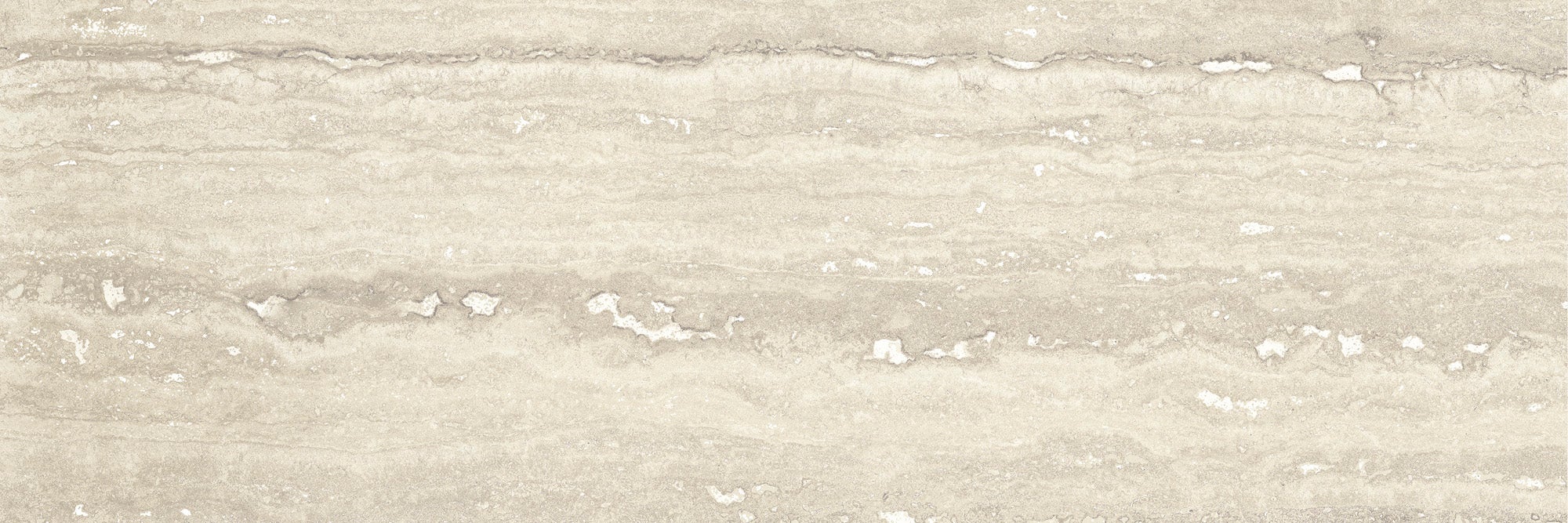 Faïence - PURE TRAVERTINE - BEIGE - 30x90 Rectifié | Leroy Merlin