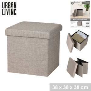 Bonlife Pouf Coffre Boîte de Rangement Pliable Coffre à Jouets Gagner Bonlife Pouf Coffre Boîte de Rangement Pliable Coffre à Jouets Gagner