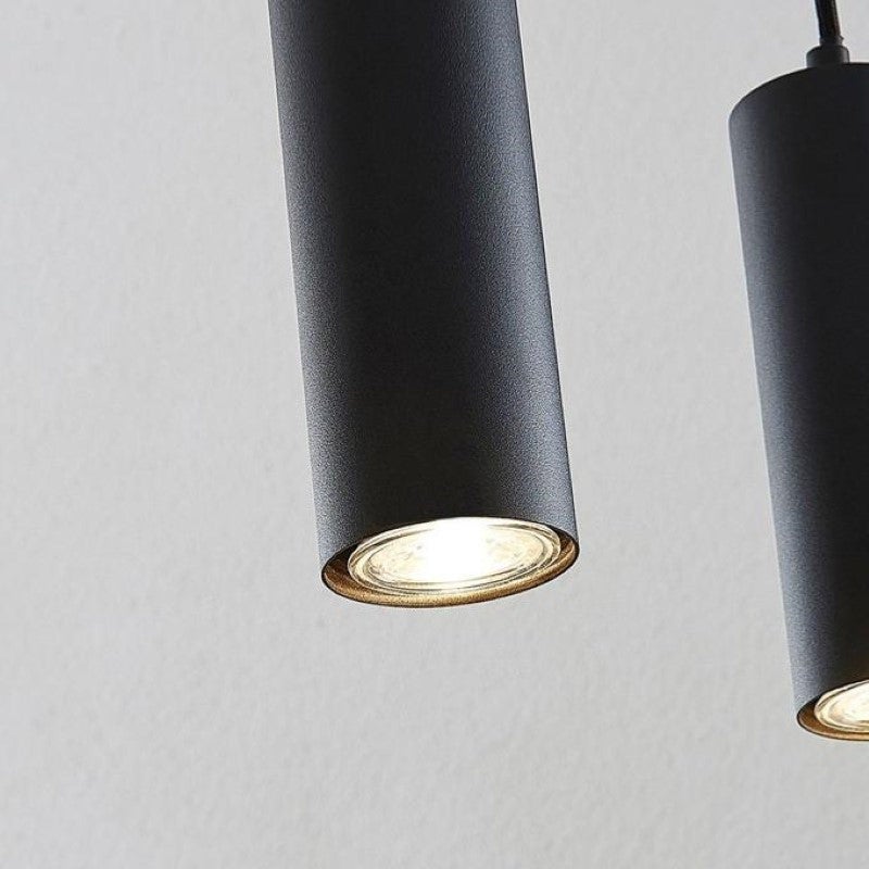 Luminaire Suspendu GU10 IP20 30cm NOIR - SILAMP - 3