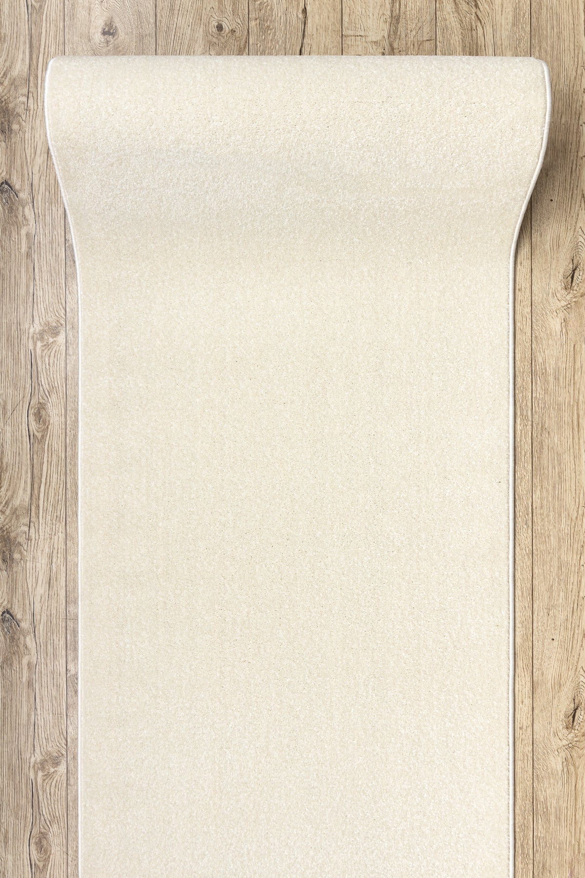 Jednolity chodnik KARMEL Gładki, jednokolorowy biały 80 cm 80x880 cm - 5