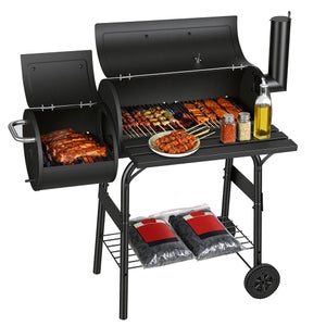 Barbecue A Carbone Portatile Con Griglia Girevole 360° In Acciaio Inox 304, Pieghevole Per Campeggio, 7kg, Per 2-3 Persone - 4