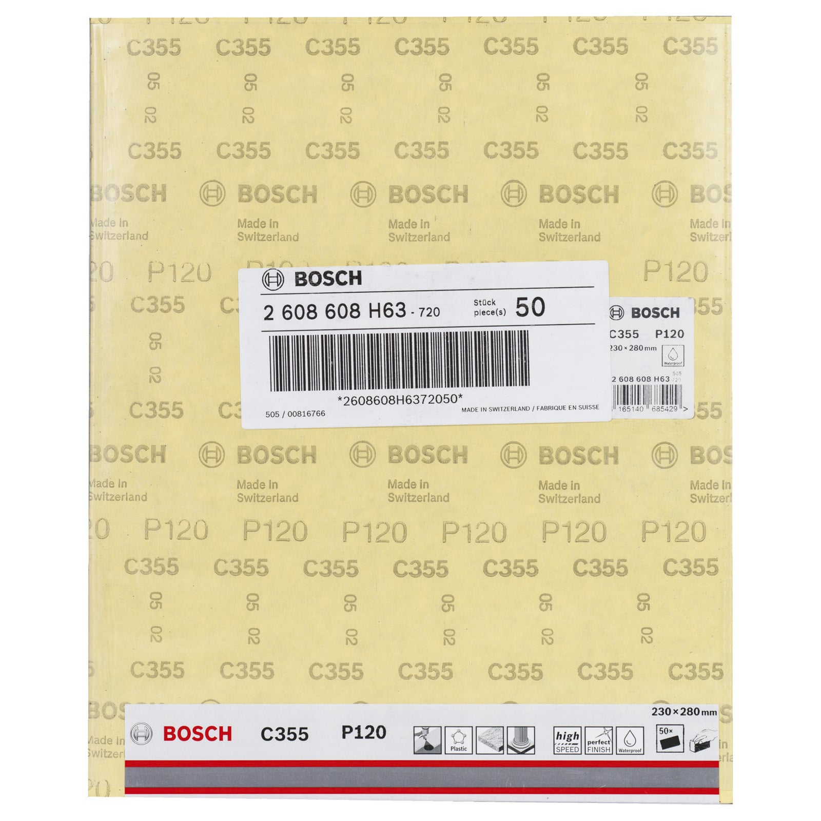Bosch PRO C355 Rolka szlifierska 230x280 mm G120 - 2608608H63 - 6