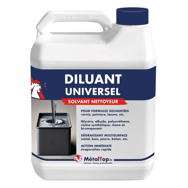 Diluant Universel - Metaltop - Incolore - RAL Incolore - Pot 1L