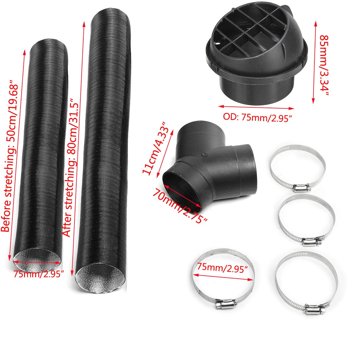 Kit clip tubo carburante per serbatoio carburante riscaldatore Webasto Eberspacher | Leroy Merlin