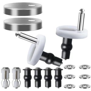 8 Pièces Abattant WC Fixations Charnières,Universelle Vis