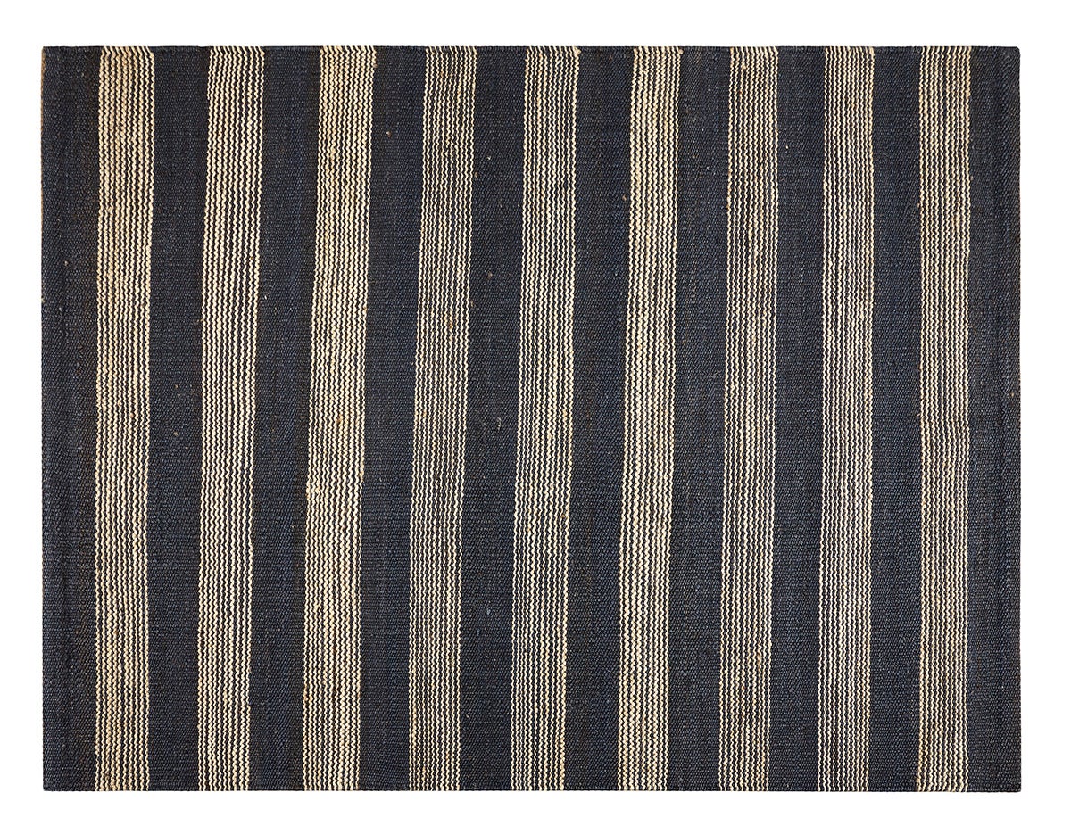 Dywan z naturalnej juty w kolorze antracytowym 160x230 cm – Ręcznie robiony, wysoka jakość, ekologiczny