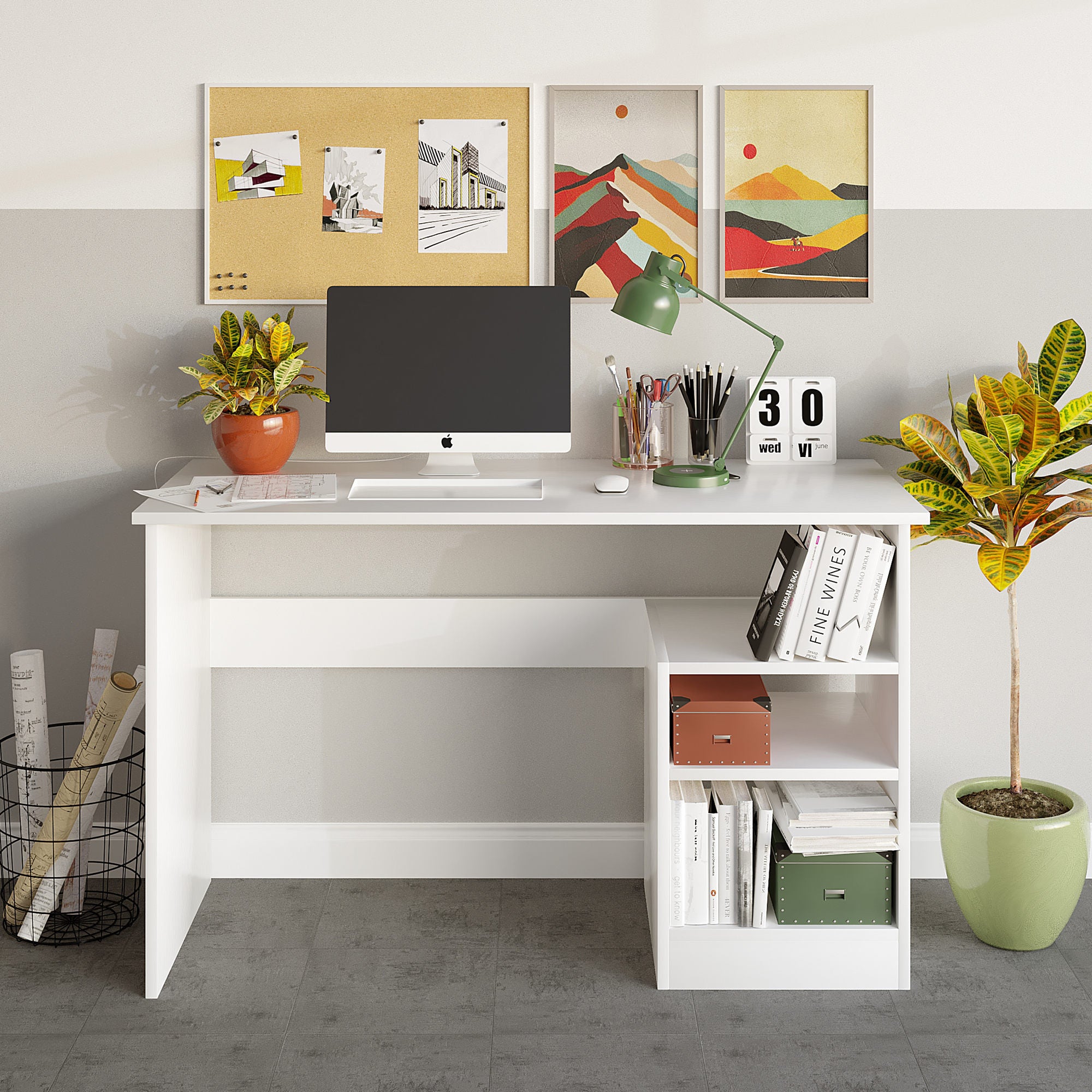 Bureau en bois 
