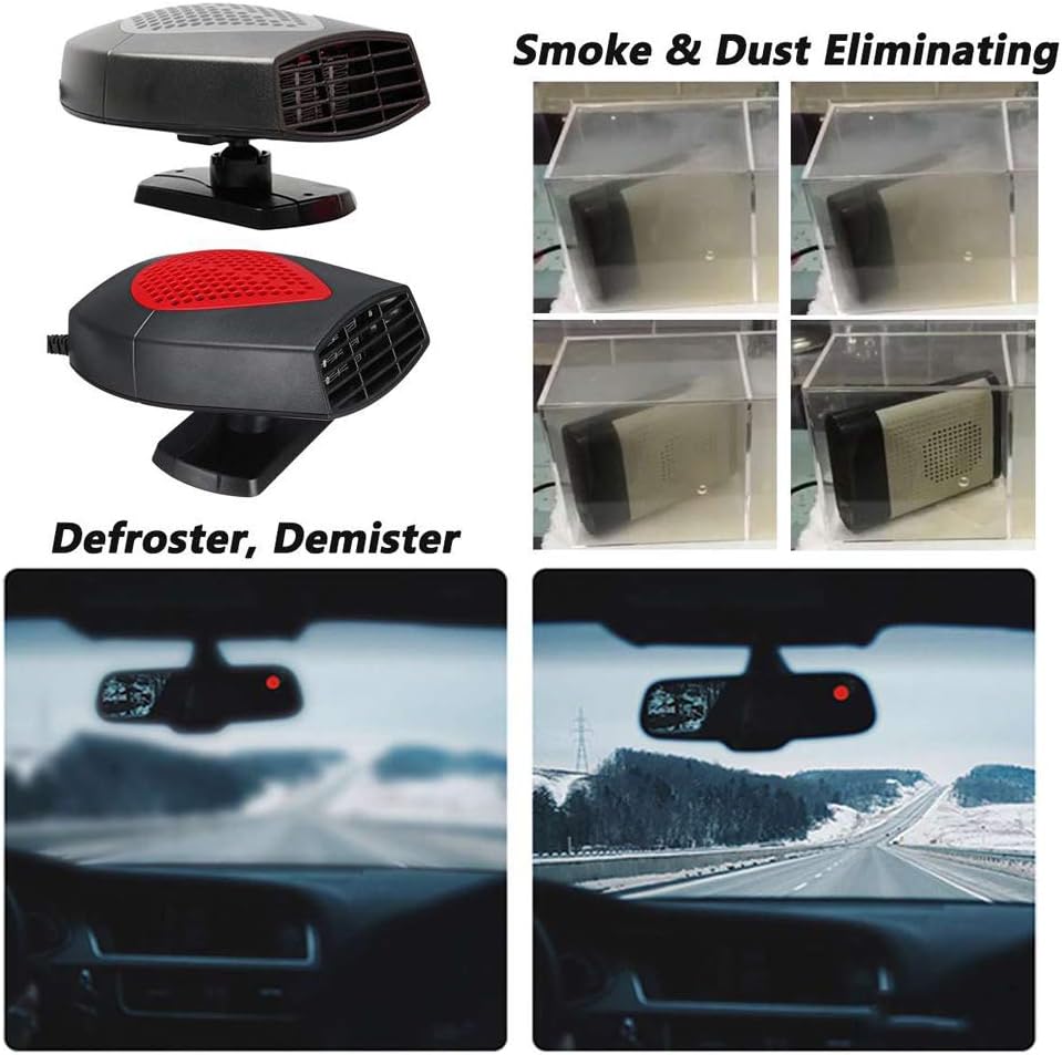 24 V, ogrzewacz samochodowy z gniazdem zapalniczki, 150 W, przenośny elektryczny wentylator, dmuchawa gorącego powietrza z wtyczką do zapalniczki (cz - 5