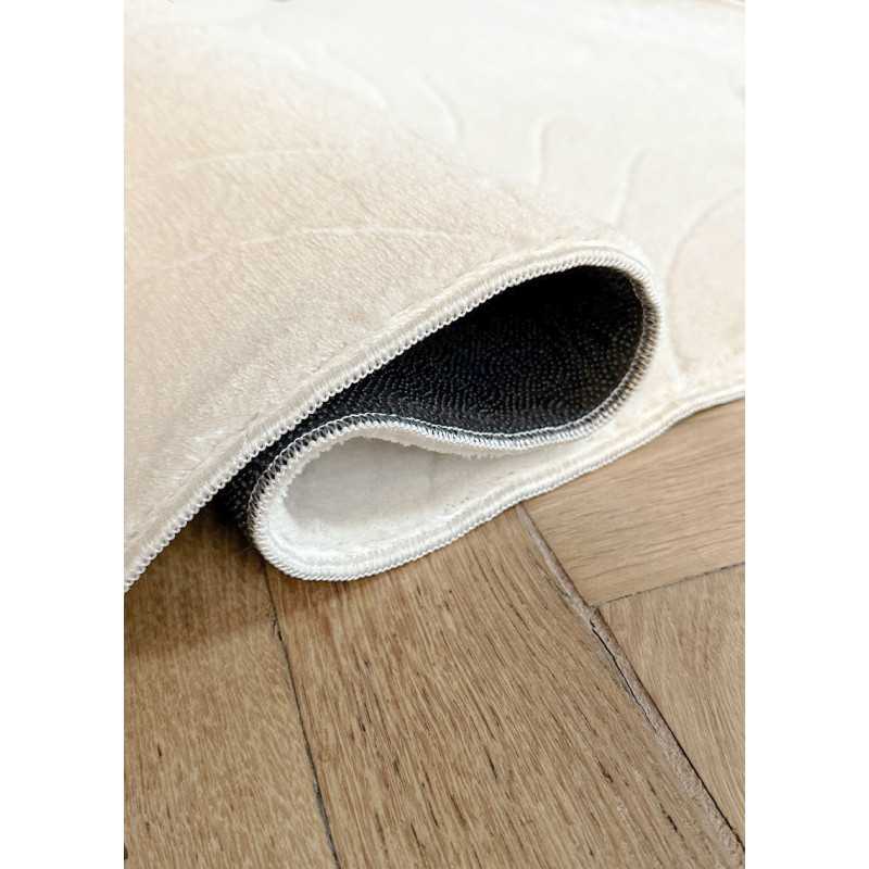 Tapis lavable abstrait - TOULOUSE 02 Crème - 200x290 cm - 3