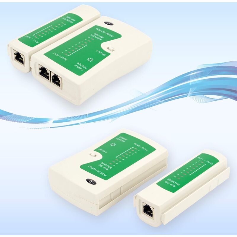 Testeur câbles réseau pour câbles RJ45 et RJ11 | Leroy Merlin