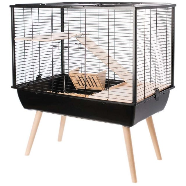Cage Neo muky pour grands rongeurs 58 cm noir Zolux