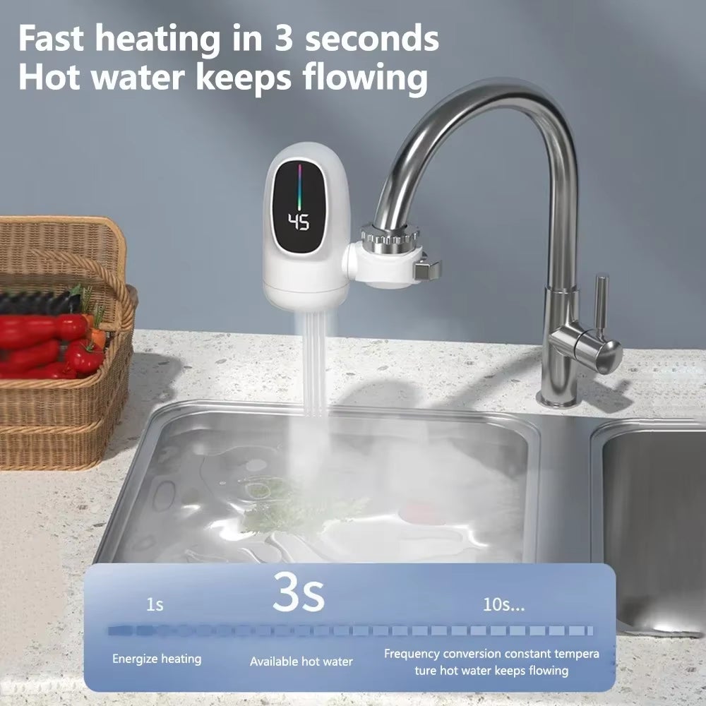 Adaptateur Robinet Intelligent Double Détection Infrarouge - Économie Eau Cuisine & Salle De Bain (Noir + Blanc)