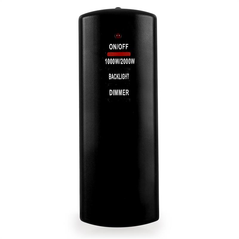 Cheminée électrique murale - Klarstein - 2000 W - cheminée encastrable avec telecommande - effet flamme LED - noir - 2