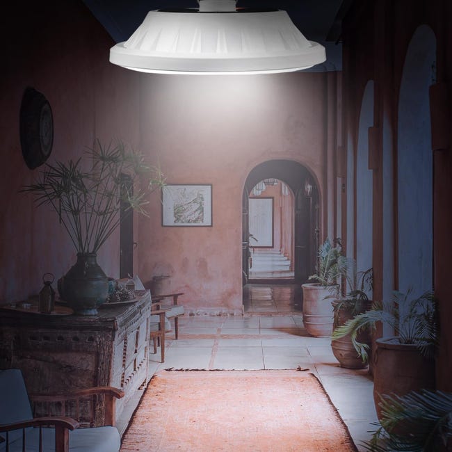 Stringa Luminosa Solare Da Campeggio 2 In 1 – 30 LED + 10m Di Lucine, 3600 MAh, IP65, Ricaricabile USB E Solare, Con Telecomando
