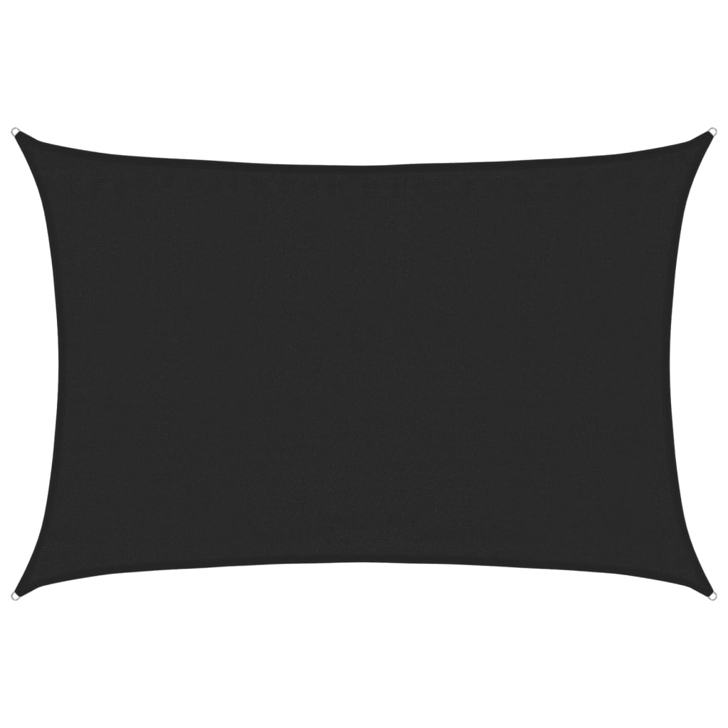 Maison Exclusive - Vela Parasole 160 g/m² Nera 3,5x5 m in HDPE - 2