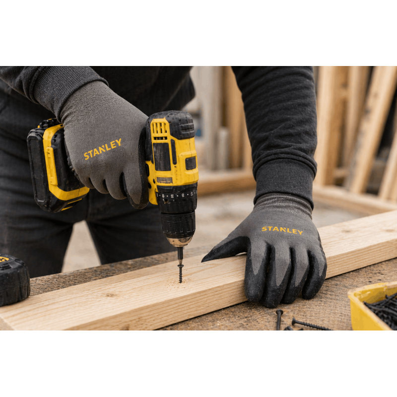 Stanley STANLEY Smooth Nitrile Dipped Size 10 SY580L EU Gants de travail Taille: 10, L 1 paire(s) - 5