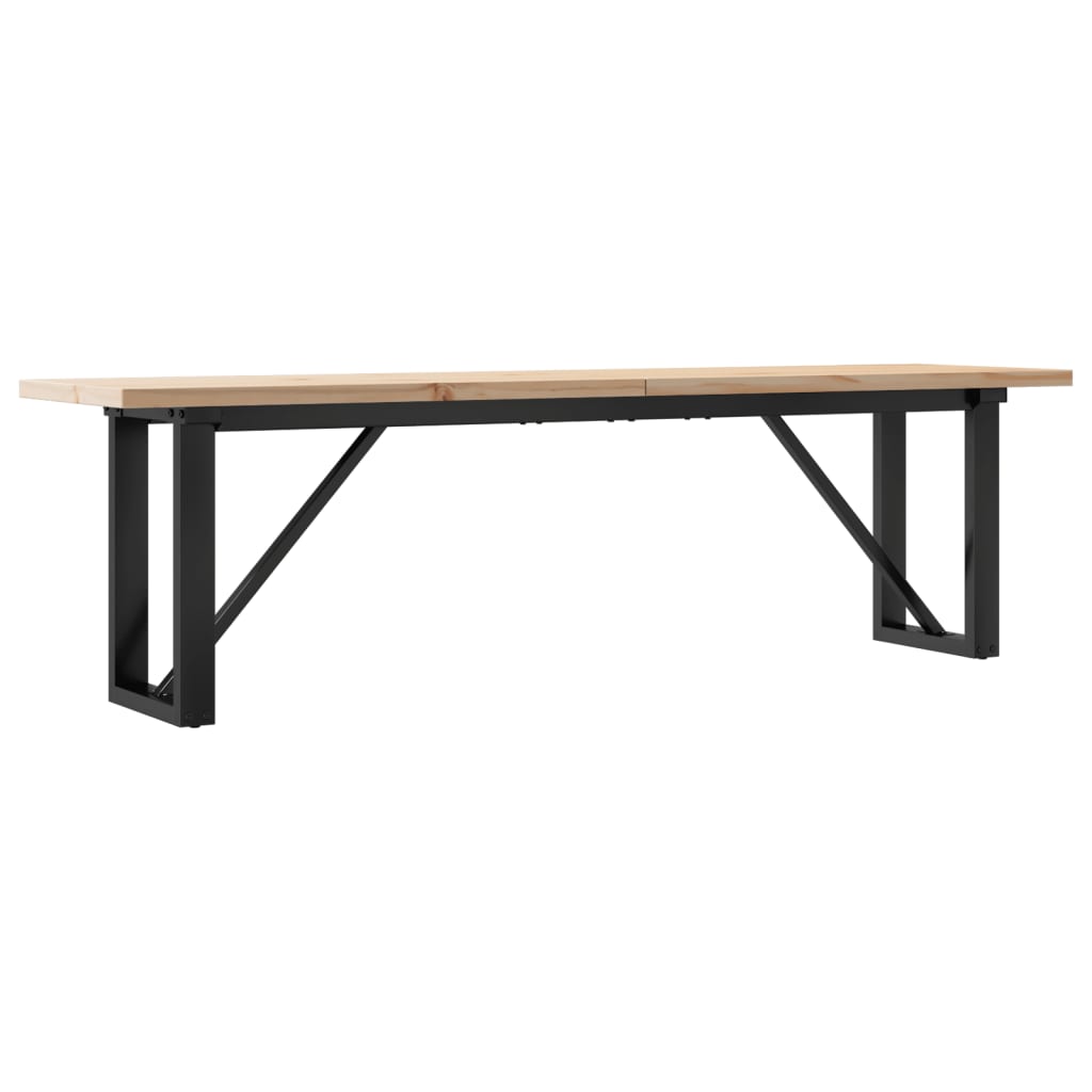 Tavolino Laterale Da Divano Rotondo - Struttura Metallo E Piano MDF Effetto Legno