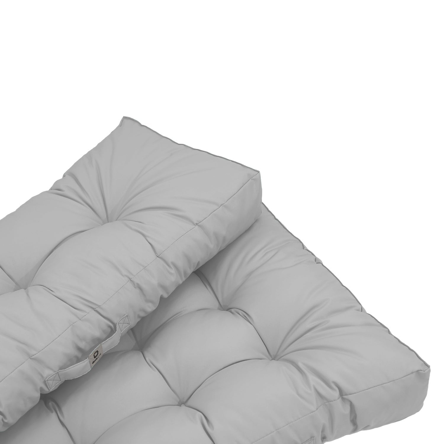 Coussins matelas pour palette 120X80X20 en polyester gris galet - 6