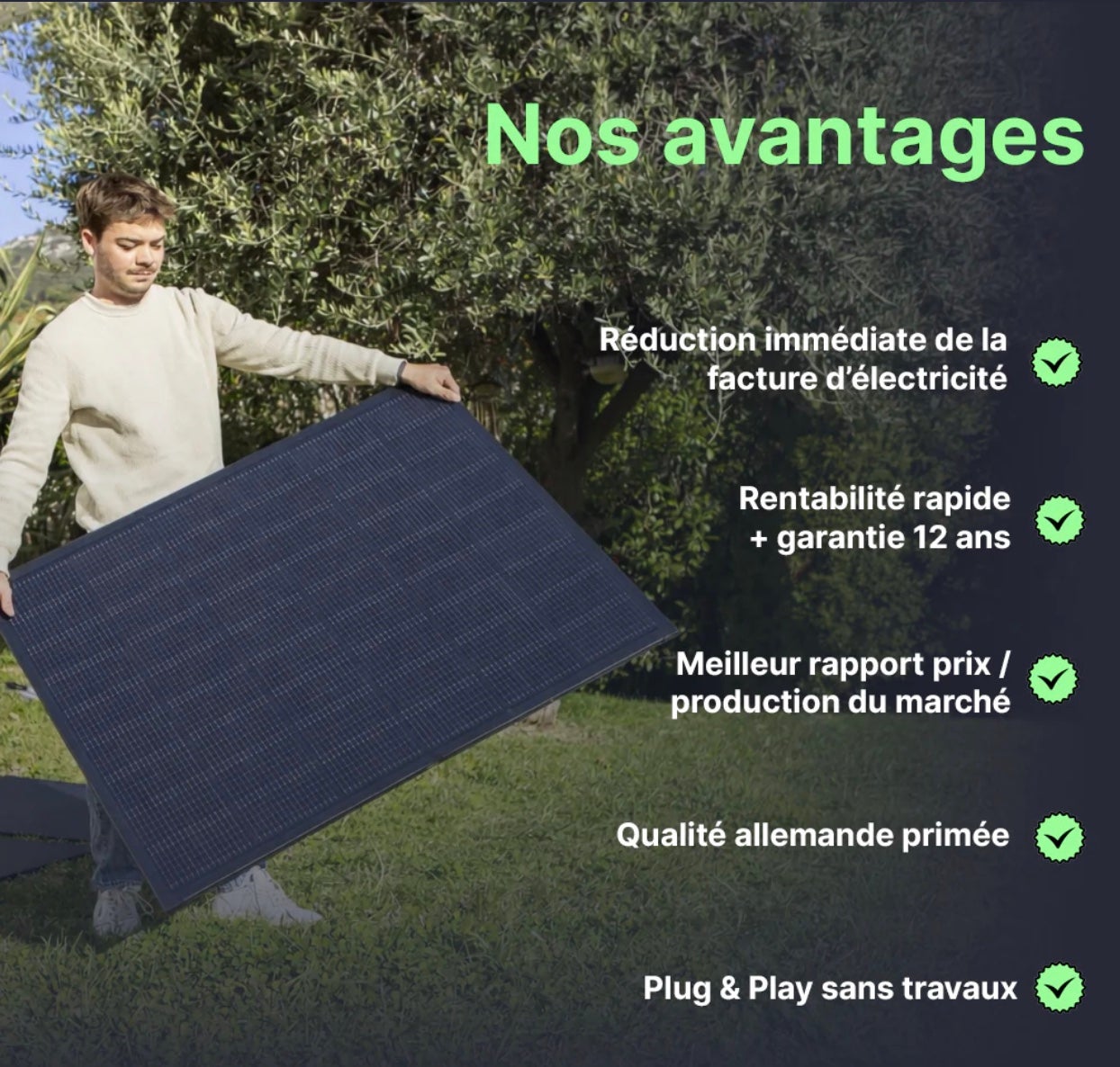 Panneau solaire Plug & Play 820Wc – SunFlex - 2