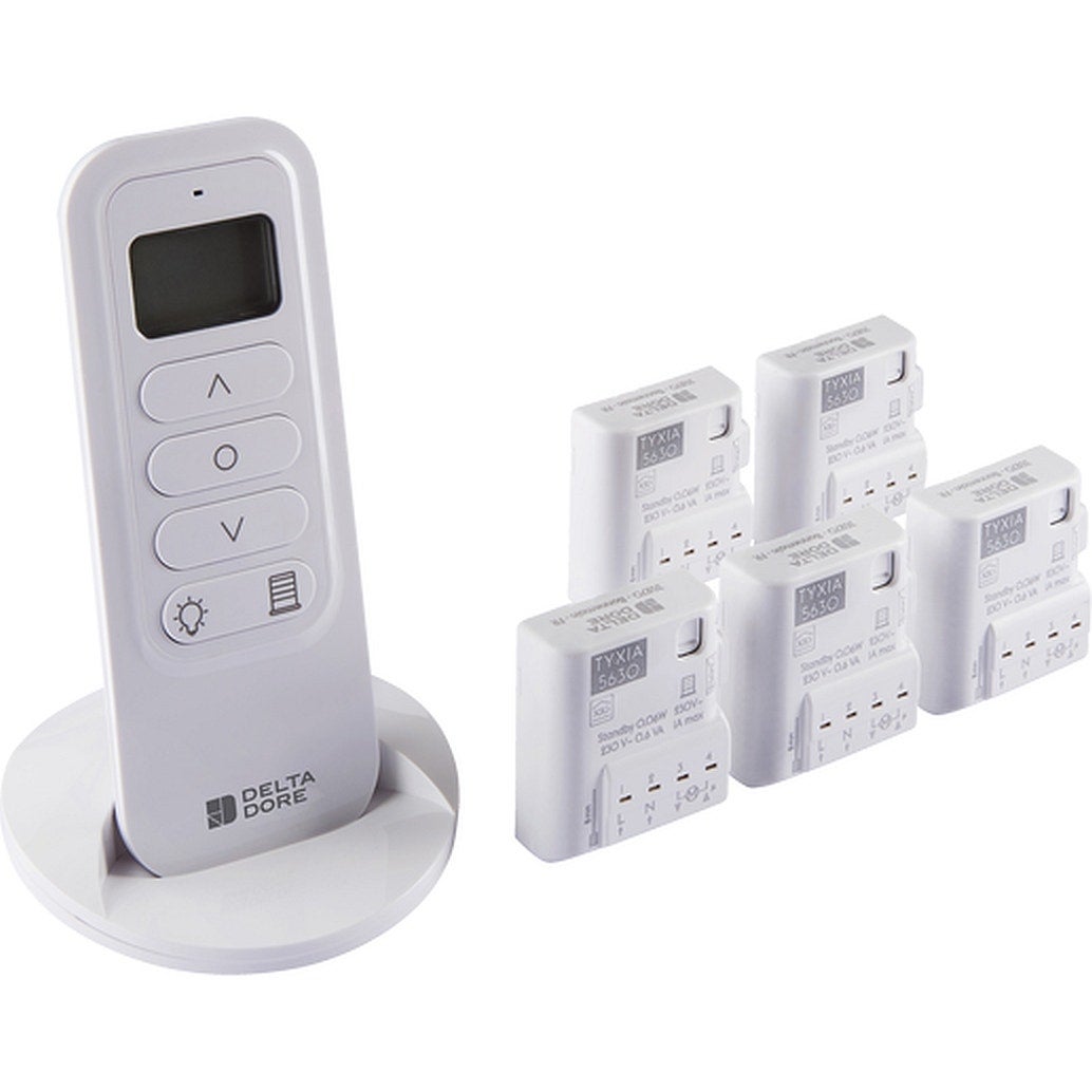 Delta Dore - Pack TYXIA 541 pour centralisation de 5 volets roulants - 6351409 - 2