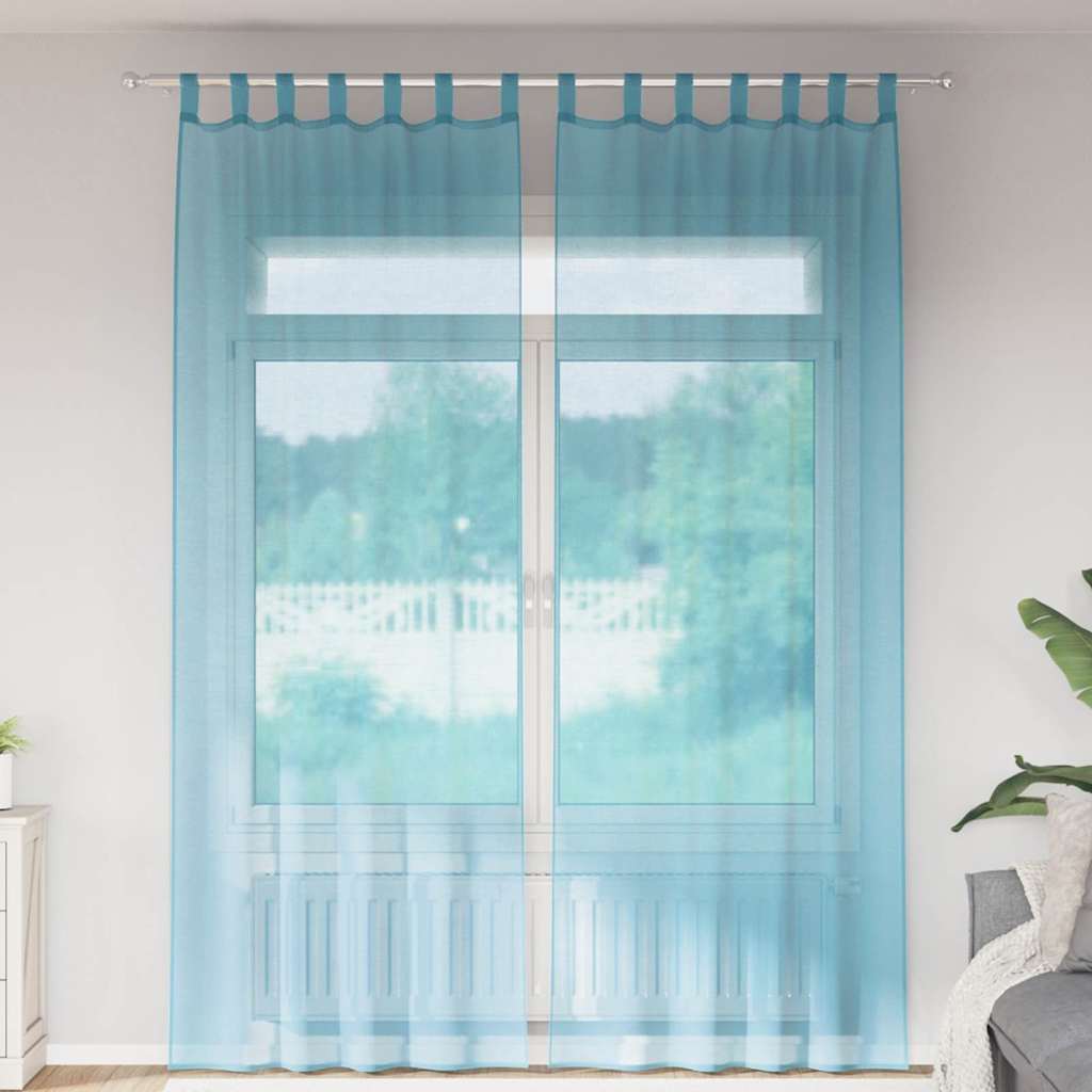 Tende vidaXL Oscuranti Turchese 260x140 cm | Tessuto Triple Weave