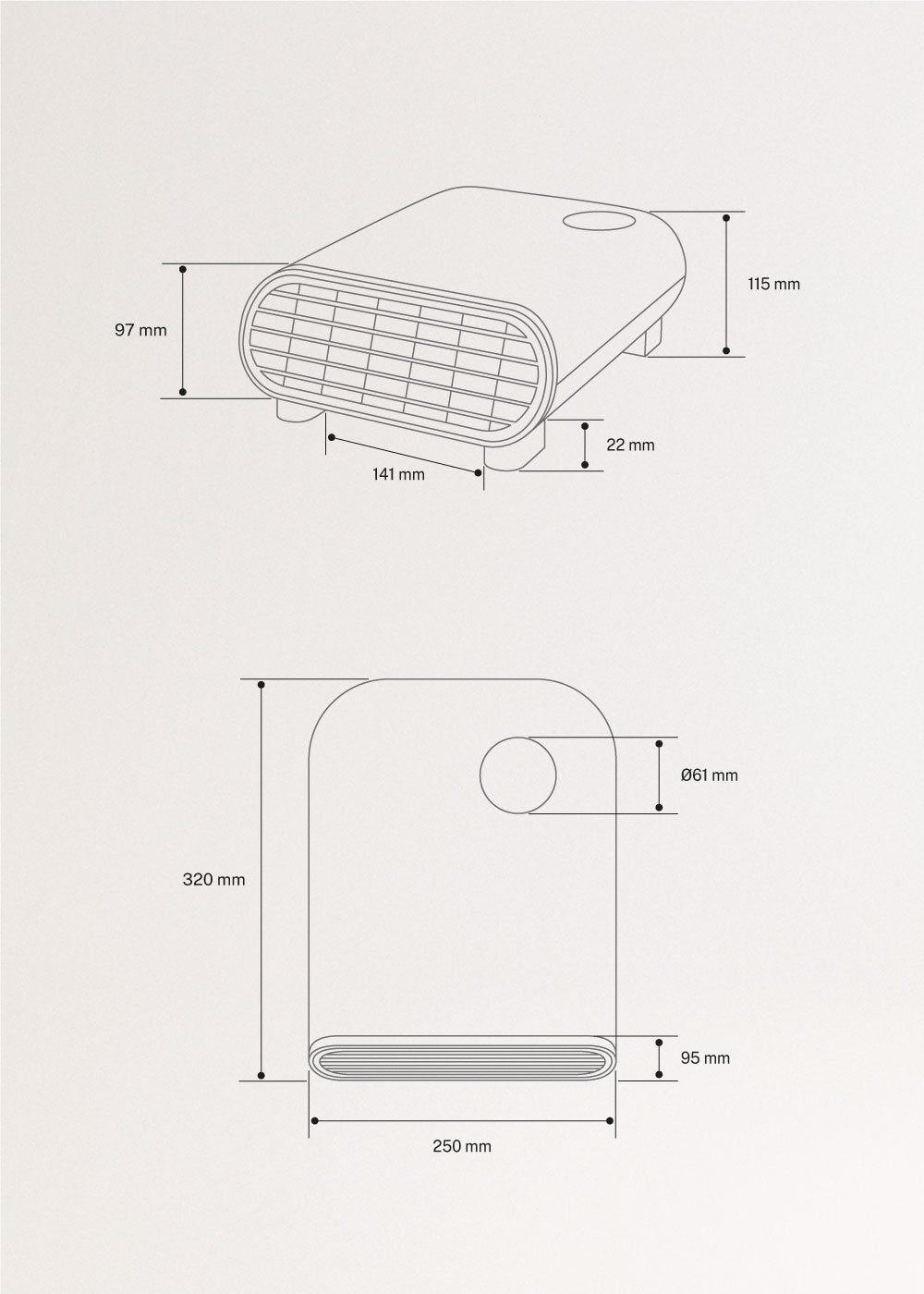 CREATE - WARM WALL - Aquecedor de parede ou de chão com WiFi - 8