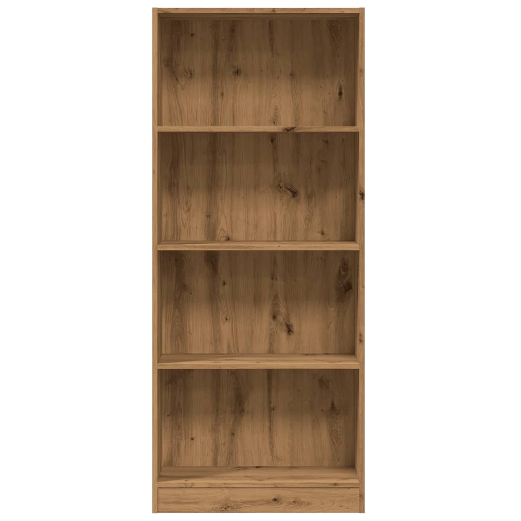 Bibliothèque | Armoire de livres | Meuble de Rangement chêne artisanal 60x24x143 cm bois d'ingénierie CFW534816 - 4