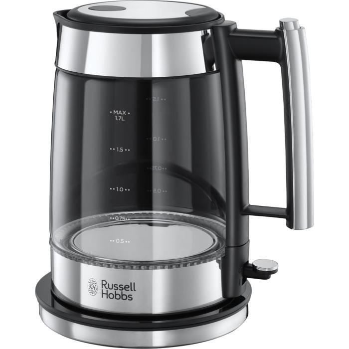 Russell Hobbs  Elegance 23830-70 Tetera Eléctrica 1,7 L Plata Negro , Leroy Merlin