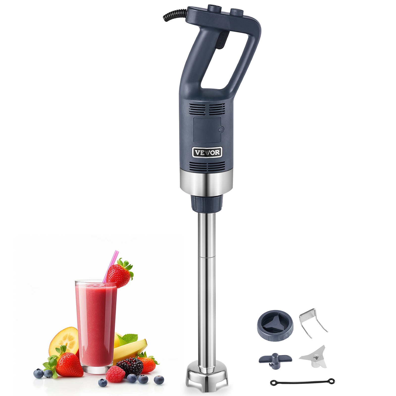 Handlowy blender ręczny Mikser 500 W Wysokowydajny mikser ręczny do sosów do zup VEVOR