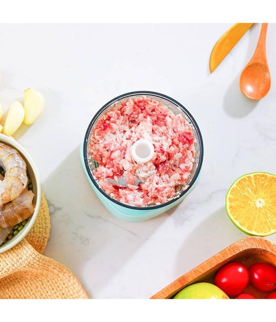 Mini Tritatutto Elettrico Senza Fili | Robot Da Cucina Portatile | Frulla E Miscela In Un Attimo - Foto 13