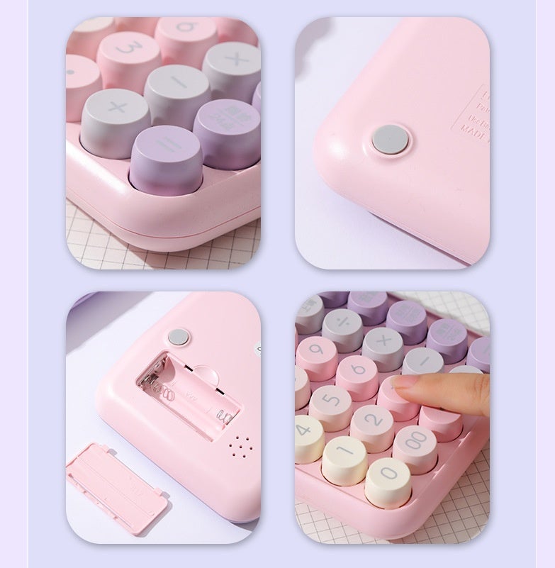 calcolatrice celeste (157*111*27mm), calcolatrice standard con display a 12 cifre, materiale per ufficio e accessori - 2