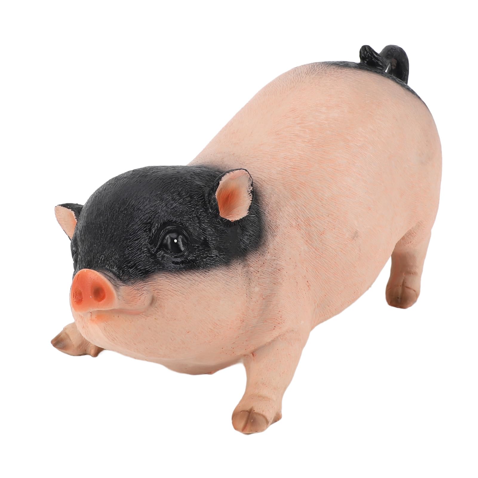 Porcelet debout - Figurine de ferme en résine