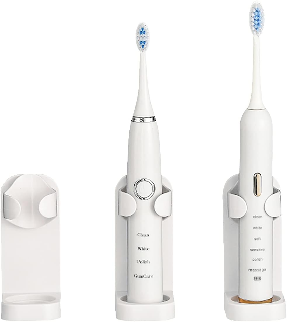 Lot De 4 Supports Muraux Pour Brosses à Dents électriques, Support De Electriques Support De Brosse A Dents Autocollant Pour Salle De Bain Support De Brosse A Dents Universel 86861083
