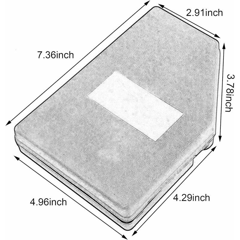 30 pièces Clés hexagonales, Jeu de Clé, Jeu de Clés Allen métriques / pouces, professionnelles compact clés 6 pans creux, Jeu de clés - 2
