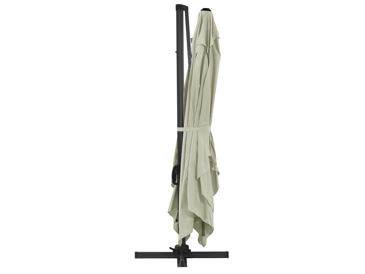 Ombrellone decentrato in alluminio SUN 4 - Rettangolare - 3 x 4 m - Ecru - 3